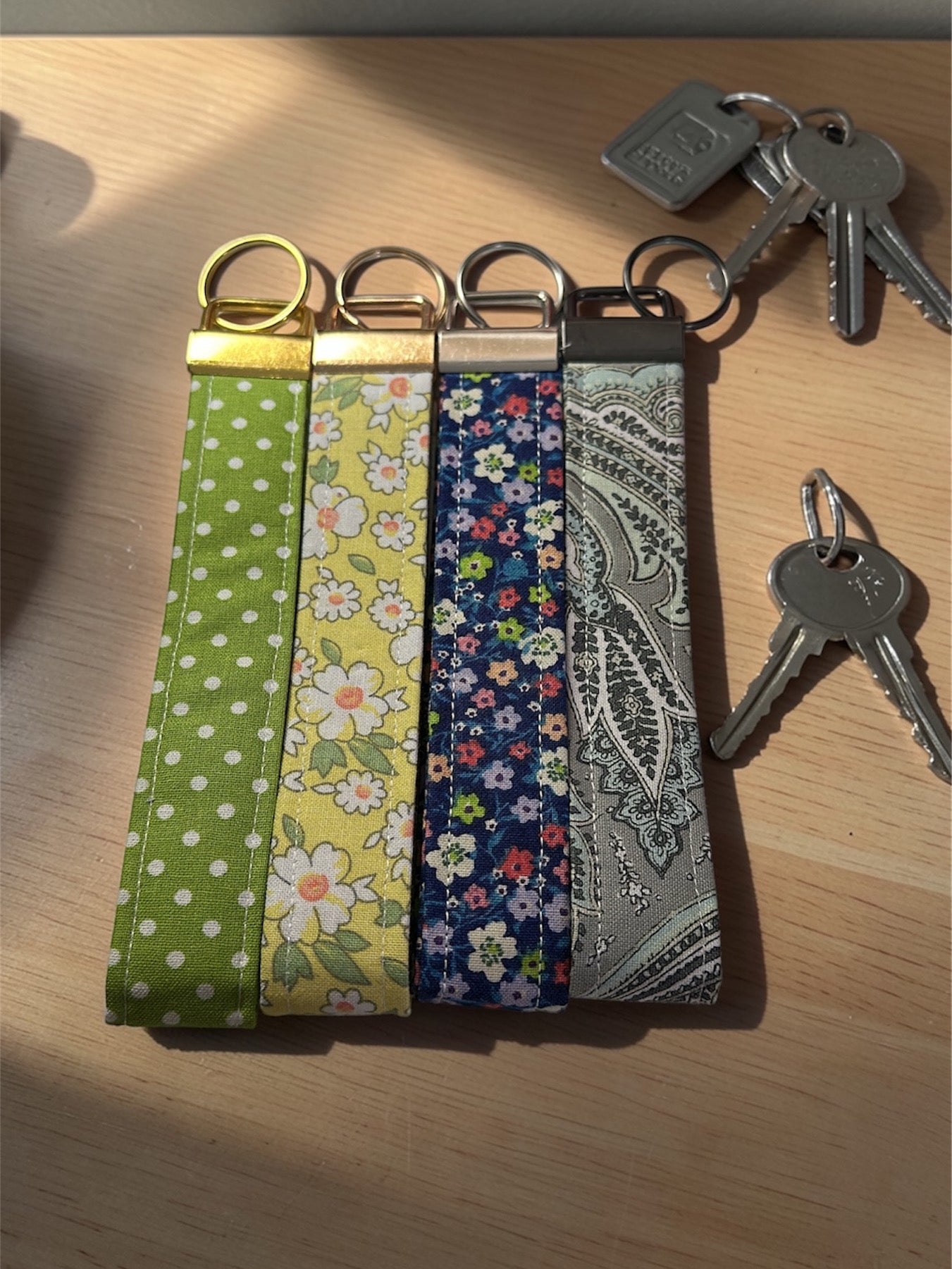 Everyday Handmade Wristlet Keychain